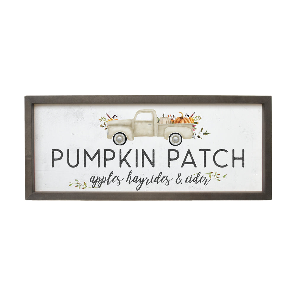 Pumpkin Patch - Vintage Frame Sign