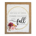 And All at Once Summer Collapsed Into Fall | Canvas Wall Art | 3 Sizes | Sincere Surroundings