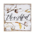 Thankful | Wood Pallet Sign | Christian Home Decor