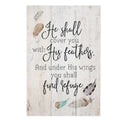 Under His Wings – Rustic Pallet Wood Sign