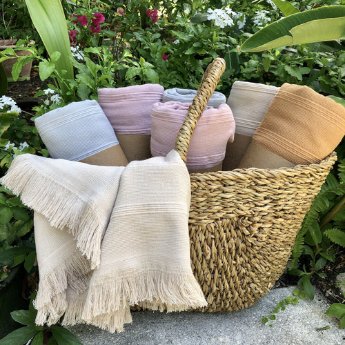 Aegean Turkish Towel | 100% Turkish Cotton | Handmade in Turkey | SLATE + SALT