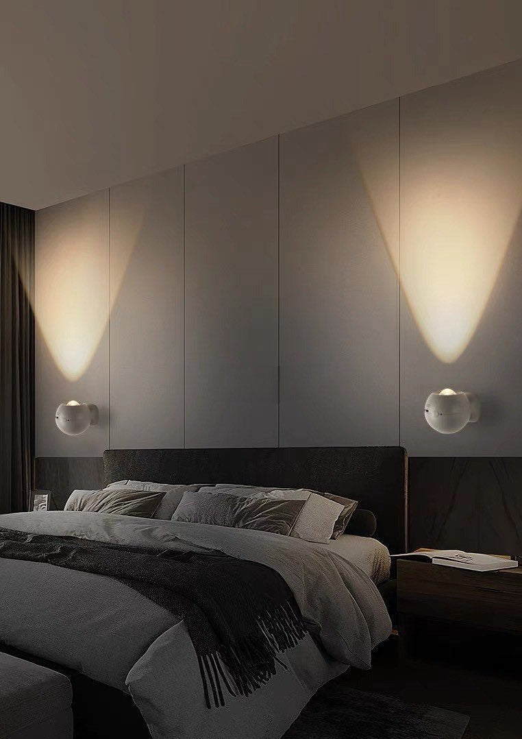Space Age Motion Sensor Night Light: Punch-free Wall Accent Lighting,