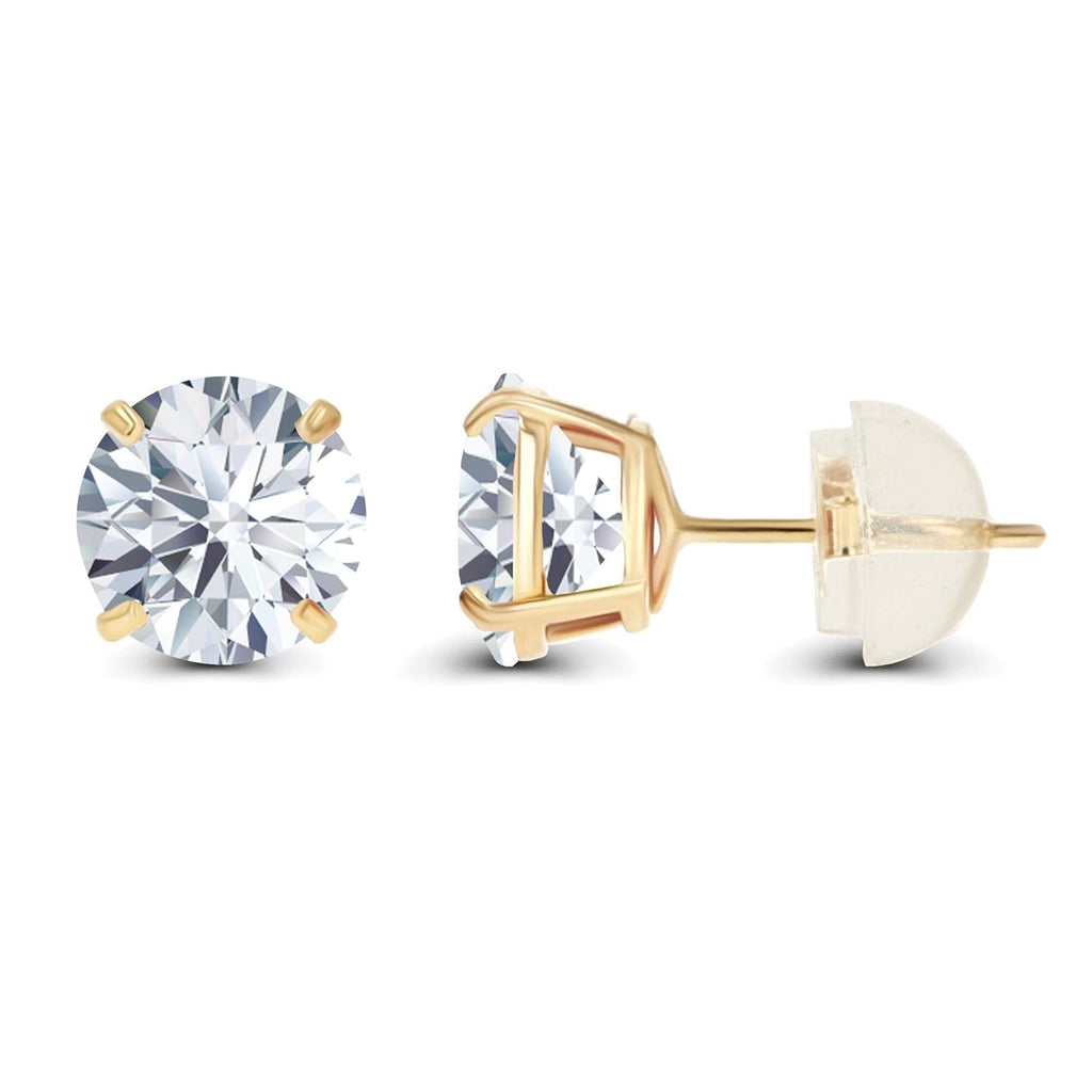 1.50 CTW AGI Certified Lab Grown Diamond Stud Earrings