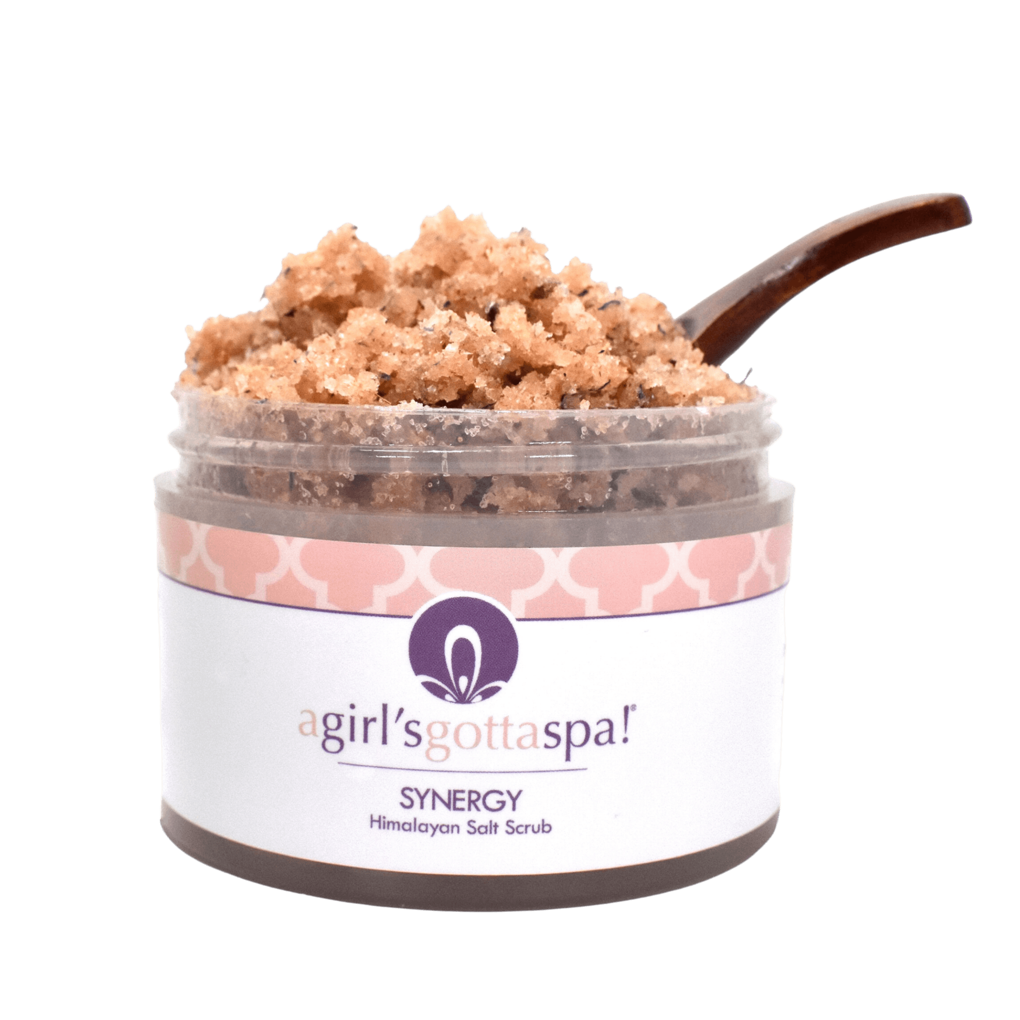 Synergy Himalayan Salt Scrub | Pink Himalayan Salt | Exfoliating, Detoxifying & Hydrating | All Natural | A Girl's Gotta Spa!