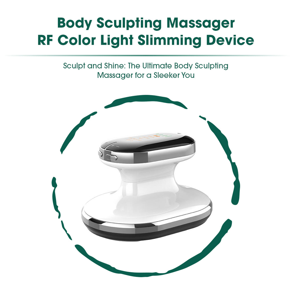 Advanced Body Contouring Device | Microcurrent EMS, Radio Frequency & Red Light | Sculpting, Toning & Skin Tightening | BeNat