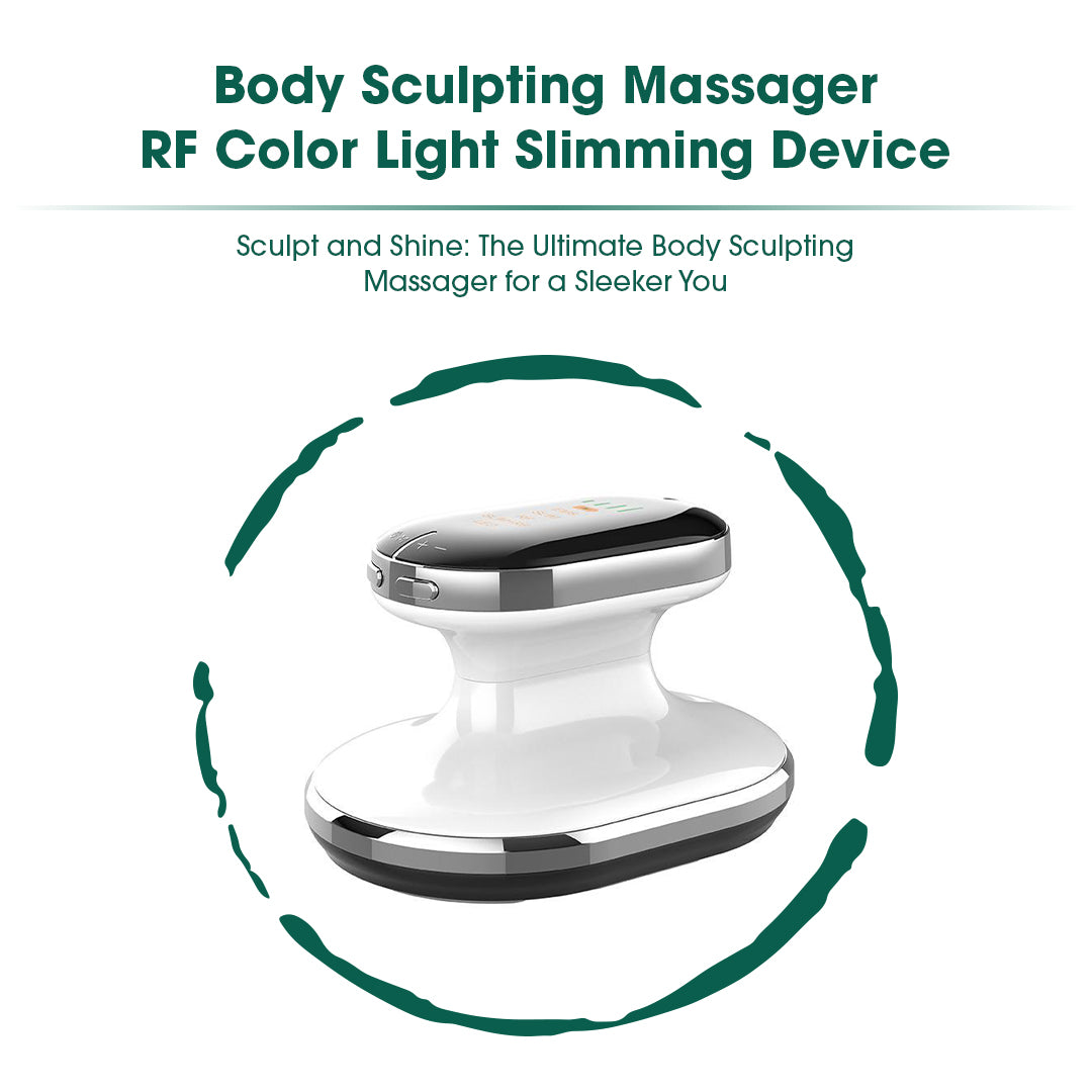 Advanced Body Contouring Device | Microcurrent EMS, Radio Frequency & Red Light | Sculpting, Toning & Skin Tightening | BeNat