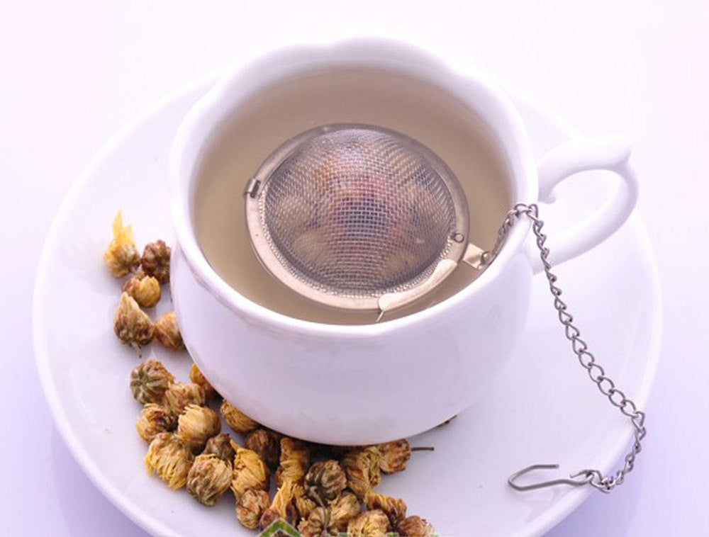 Stainless Steel Tea Ball Mesh Infuser | India | Buy 1 Get 1 Free | Himalayan Loose Leaf Tea | Pride of India