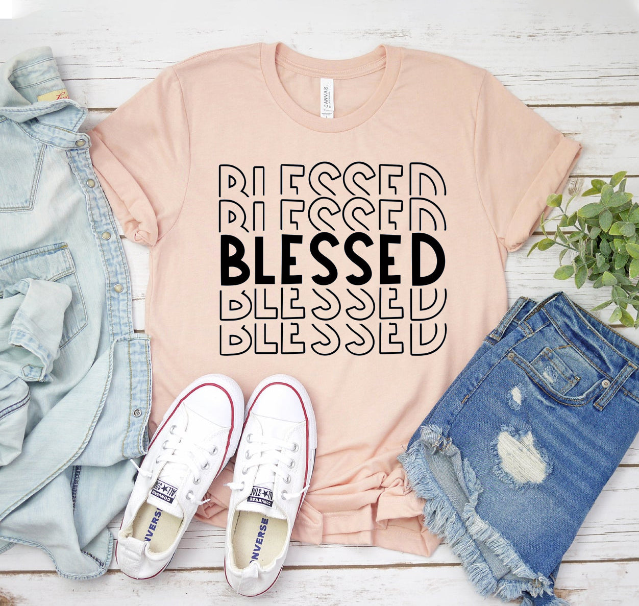 Blessed T-Shirt - Combed Ring Spun Cotton