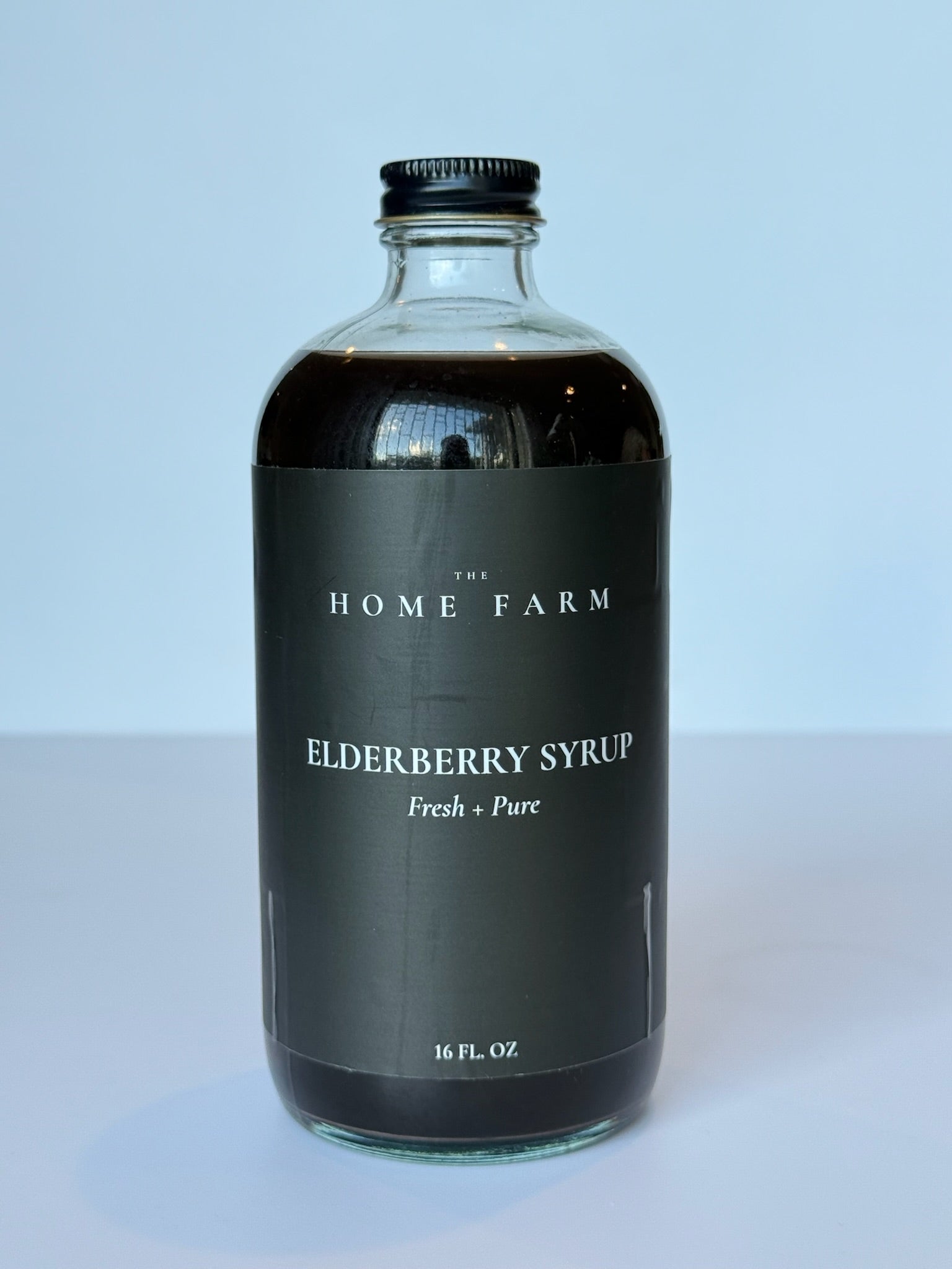 Organic Elderberry Syrup | Immune Support | Cold & Flu Relief | Small Batch | The Home Farm