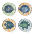 Vineyard Melamine Side Plates - Set of 4