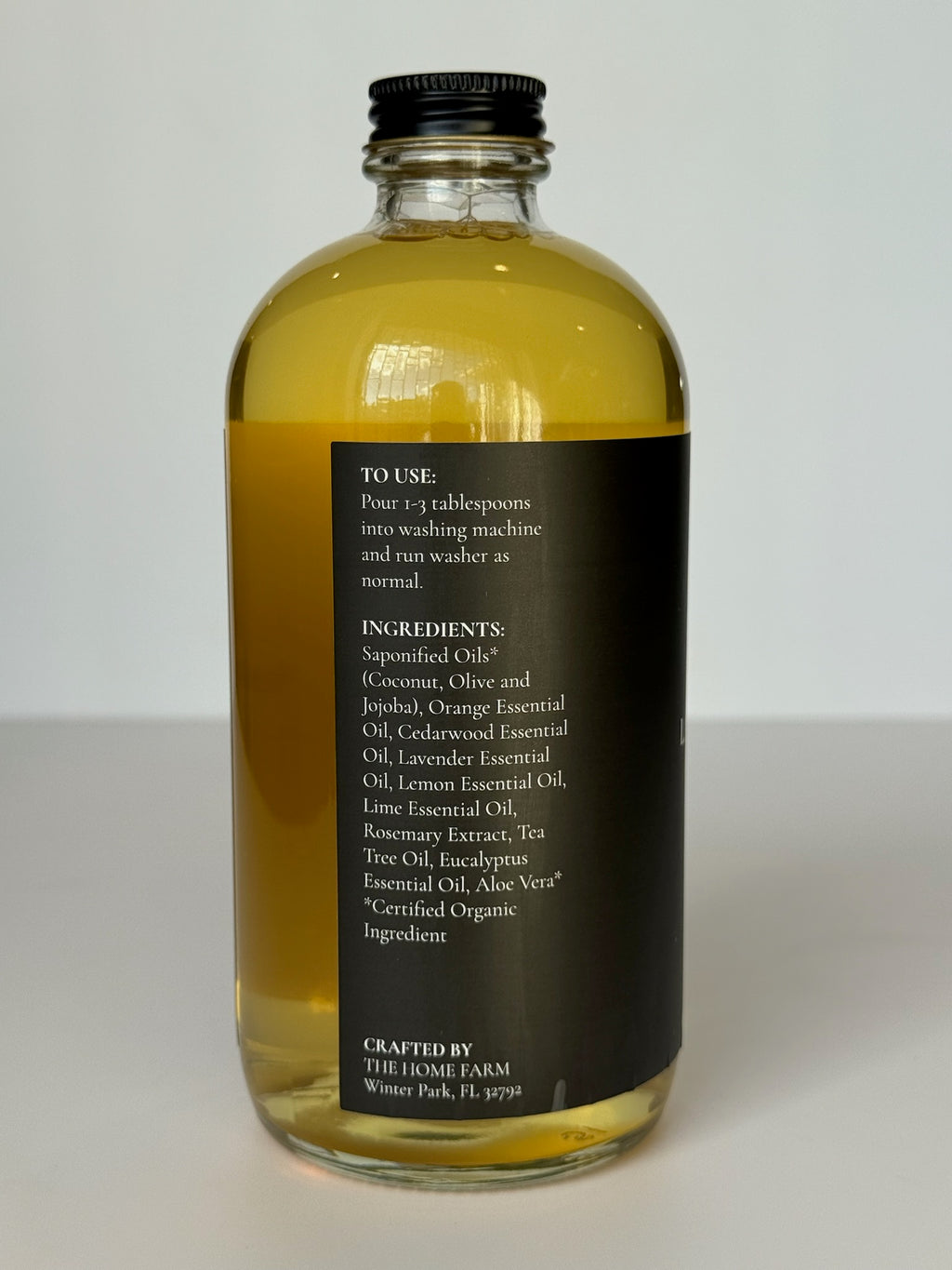 Organic Mild Whitening Effect Laundry Detergent | Coconut, Olive & Jojoba | 8 Essential Oils | Green Cleaner | The Home Farm