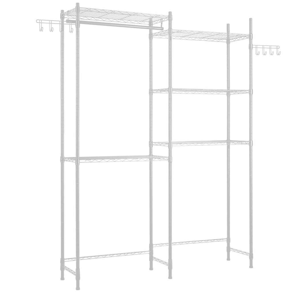 VEVOR Over Washer and Dryer Storage Shelves, 5 Tiers Laundry Room