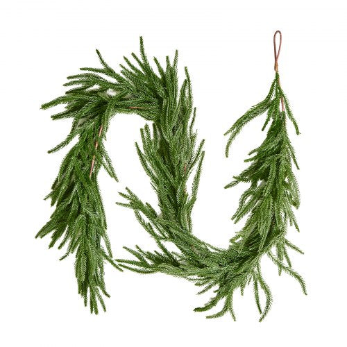 Christmas Garland, 1524 mm Realistic Norfolk Pine Garland, Evergreen
