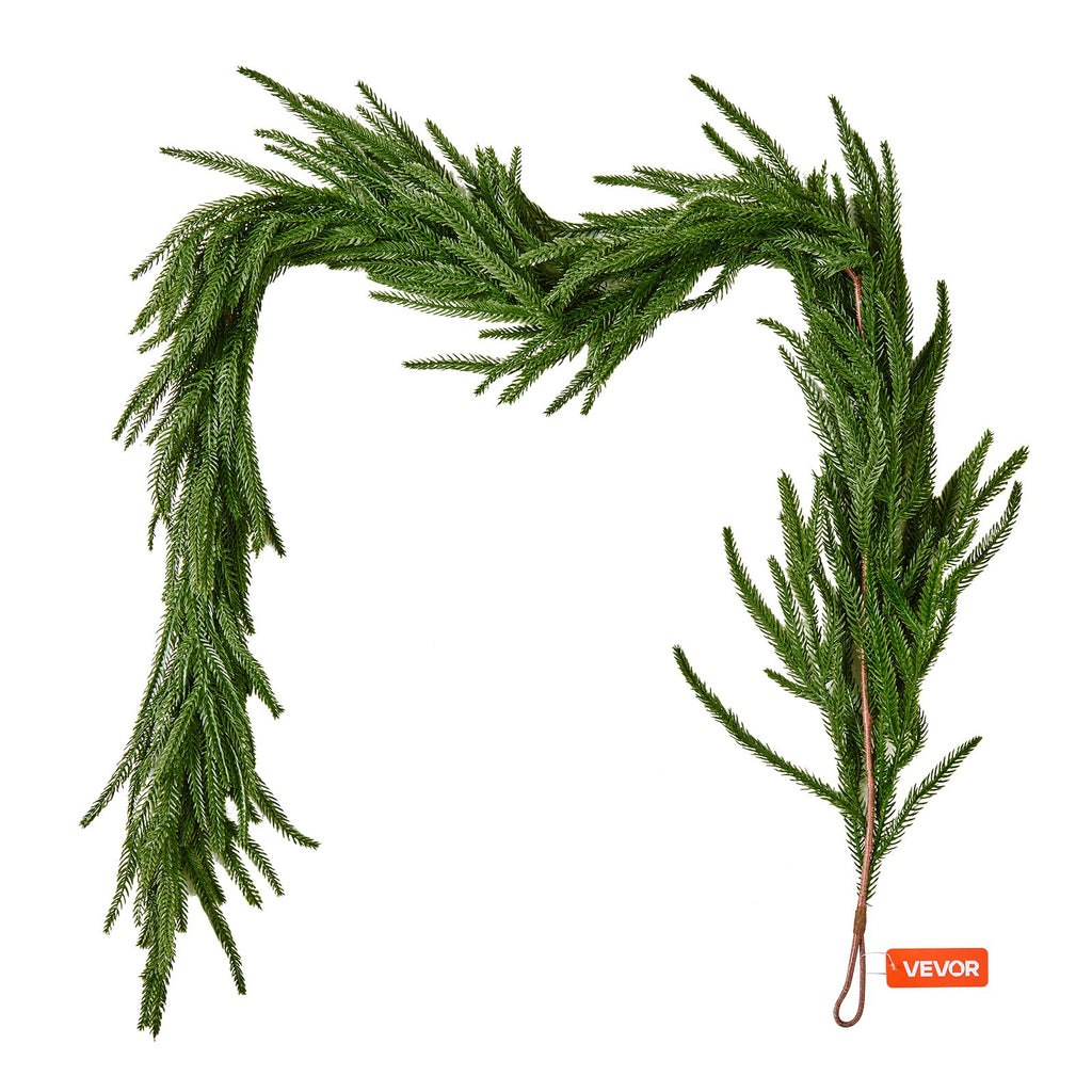 Christmas Garland, 1524 mm Realistic Norfolk Pine Garland, Evergreen