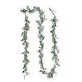Christmas Garland, 2750 mm Realistic Greenery Decorated with Vines,