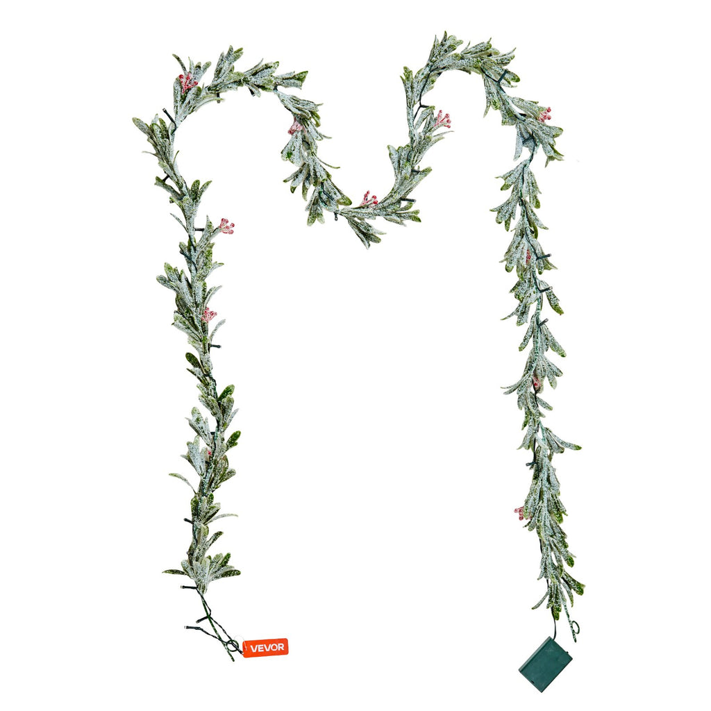 Christmas Garland, 2750 mm Realistic Greenery Decorated with Vines,