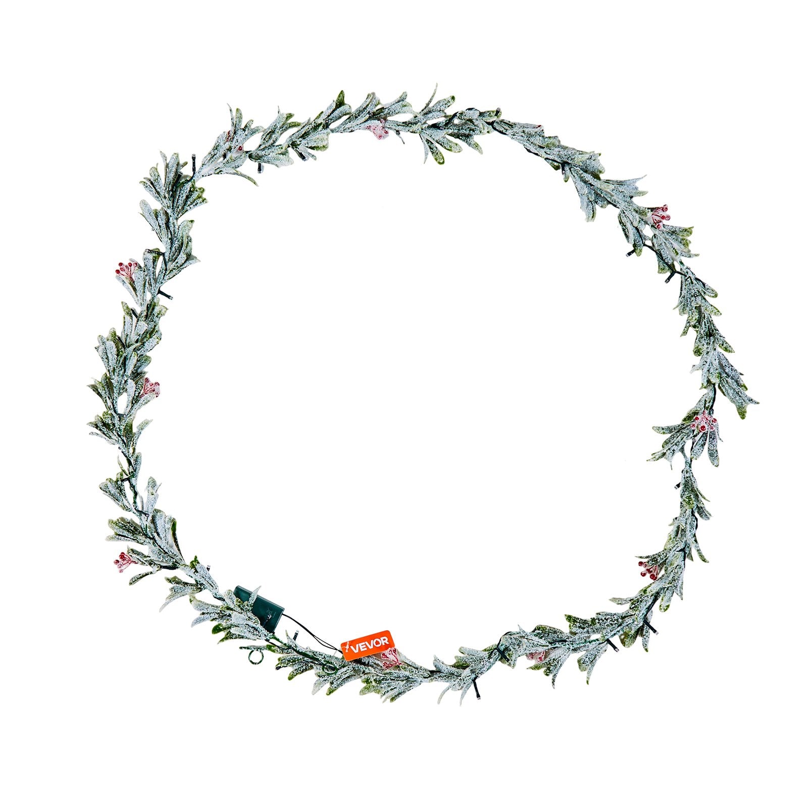 Christmas Garland, 2750 mm Realistic Greenery Decorated with Vines,