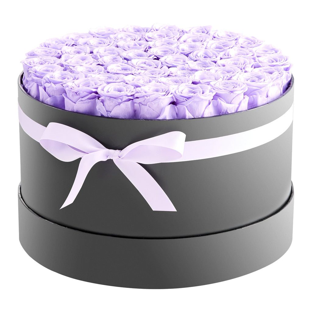 Forever Flowers, 50 Preserved Roses in a Box, Eternal Flowers Immortal