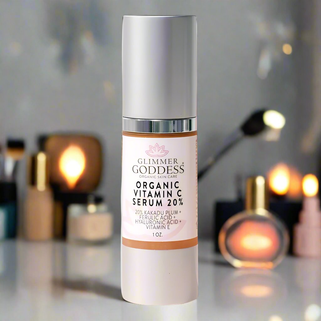 Vitamin C Anti-Aging System | 6-Step Brightening Routine with SPF 30 | Glimmer Goddess
