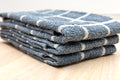 Upcycled Denim Kitchen Towels - Super Absorbent Terry Cloth | Set of 4