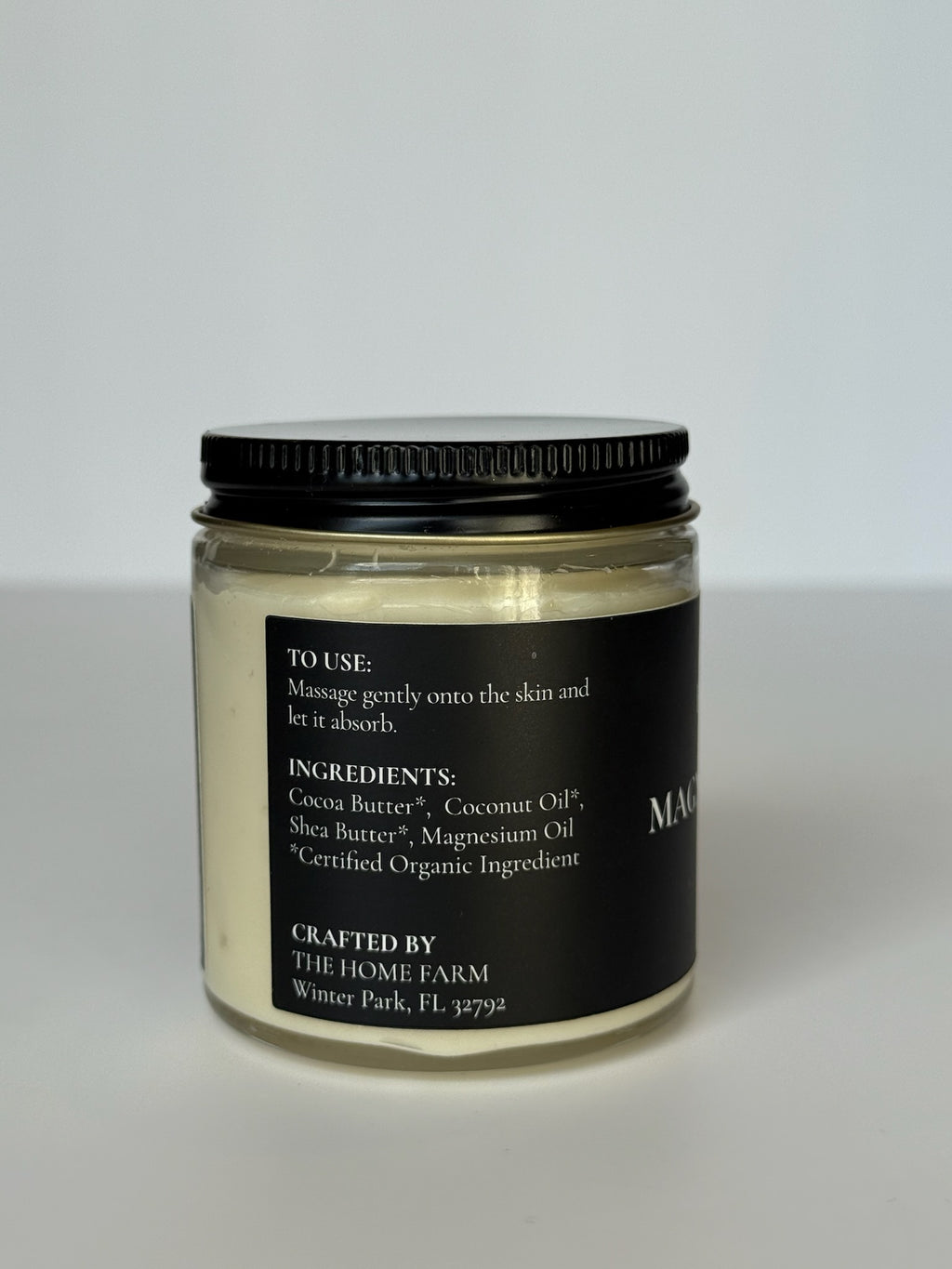 Magnesium Body Butter | Organic & Vegan | Relaxation, Sleep, Muscle Relief & Headache Relief | Handmade Small Batch | The Home Farm