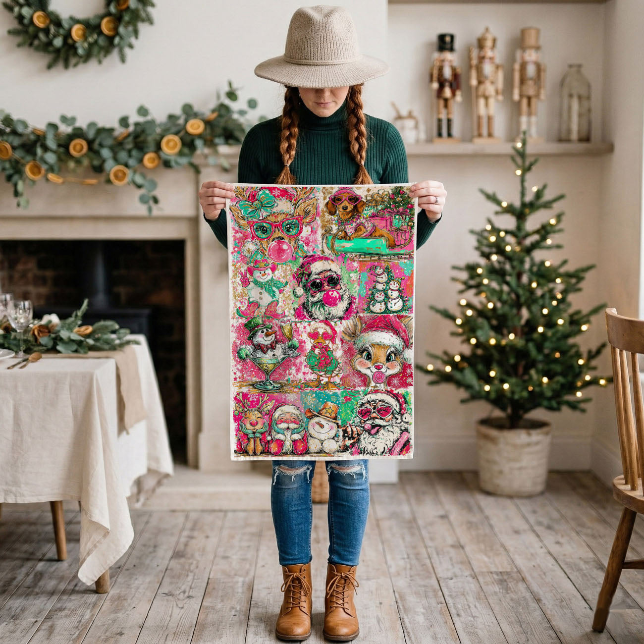 Colorful Christmas Gifts | Santa Bubblegum | Funy Holiday Decor