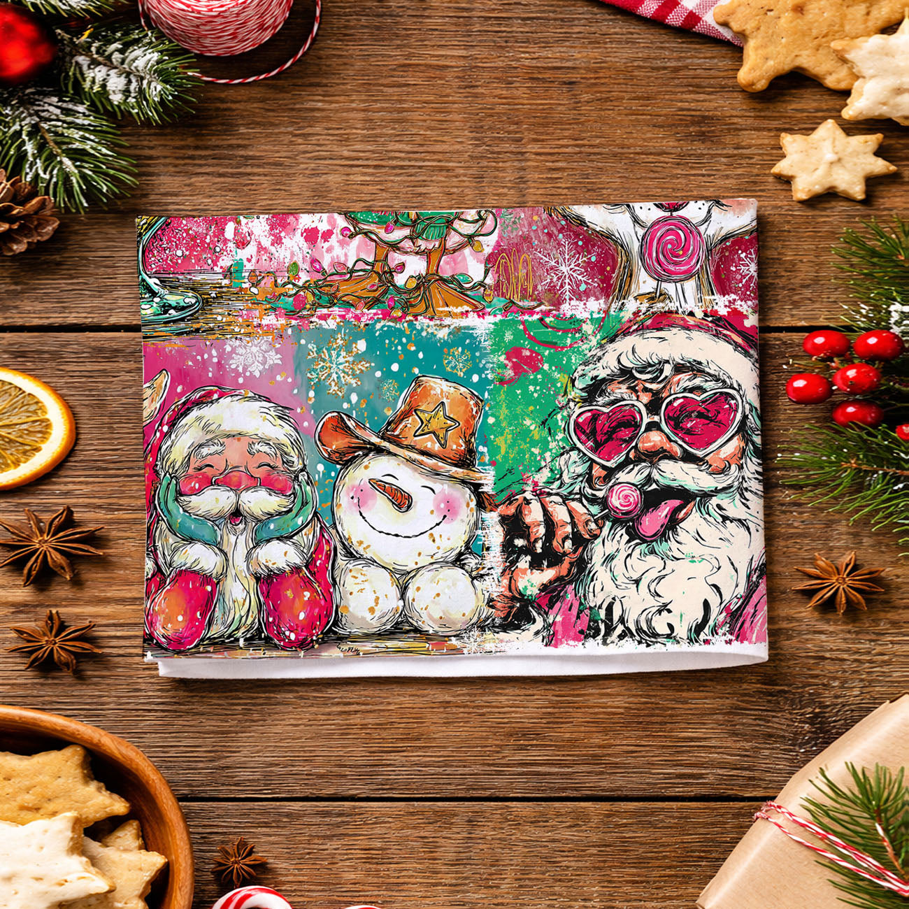 Colorful Christmas Gifts | Santa Bubblegum | Funy Holiday Decor