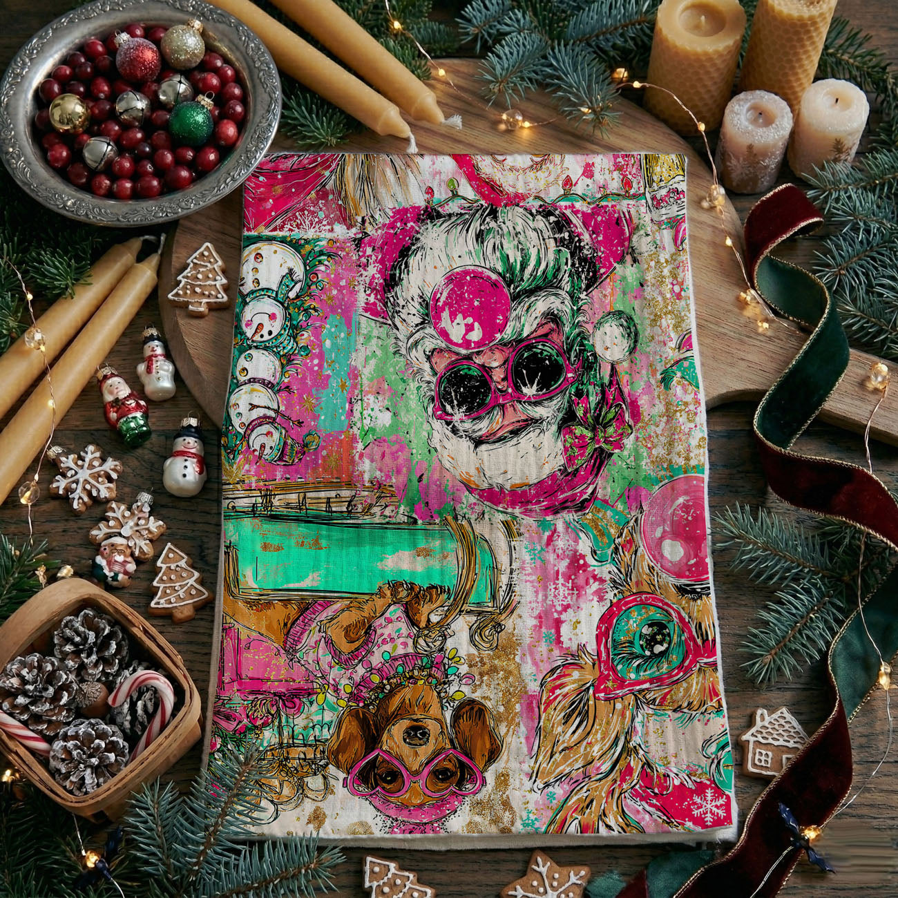 Colorful Christmas Gifts | Santa Bubblegum | Funy Holiday Decor