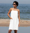 Women's Turkish Cotton Towel Wrap | OEKO-TEX® Certified | Pocket | S/M–XXL | 5 Colors