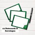 Goth Christmas Tree Notecard Stationary Set - 12 Notecards and