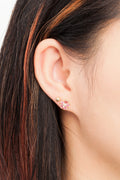 Blossom Earrings- Pink Tourmaline